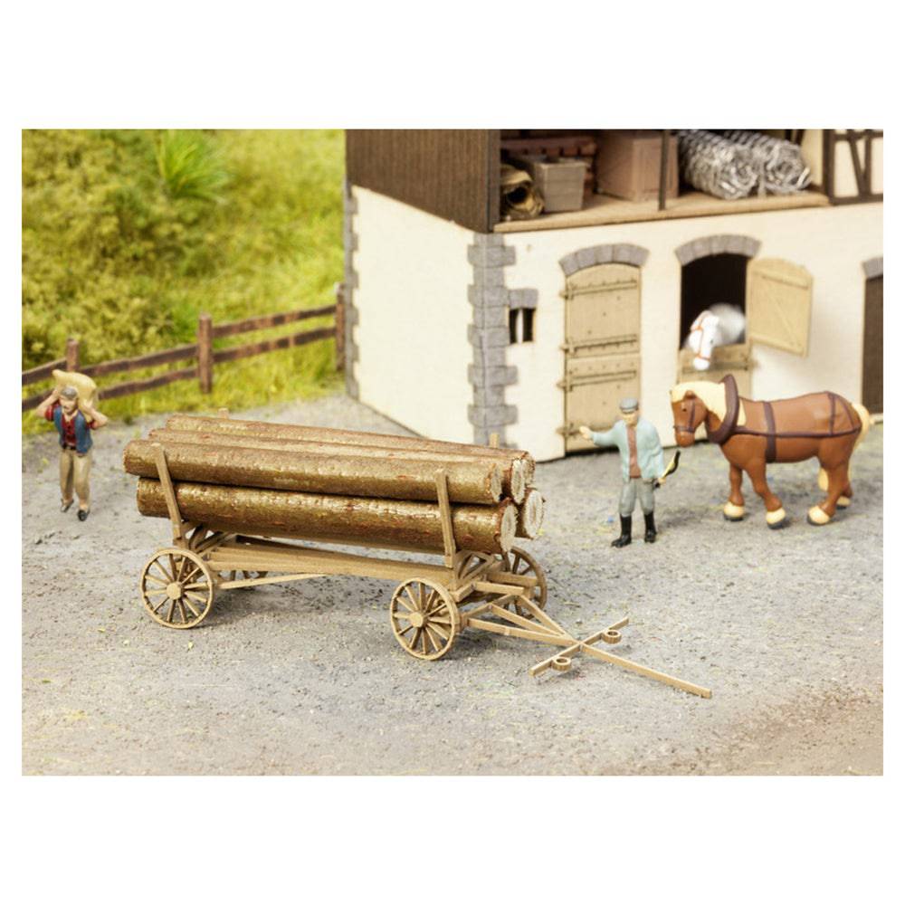 HO Wooden Carriage W/Out Load