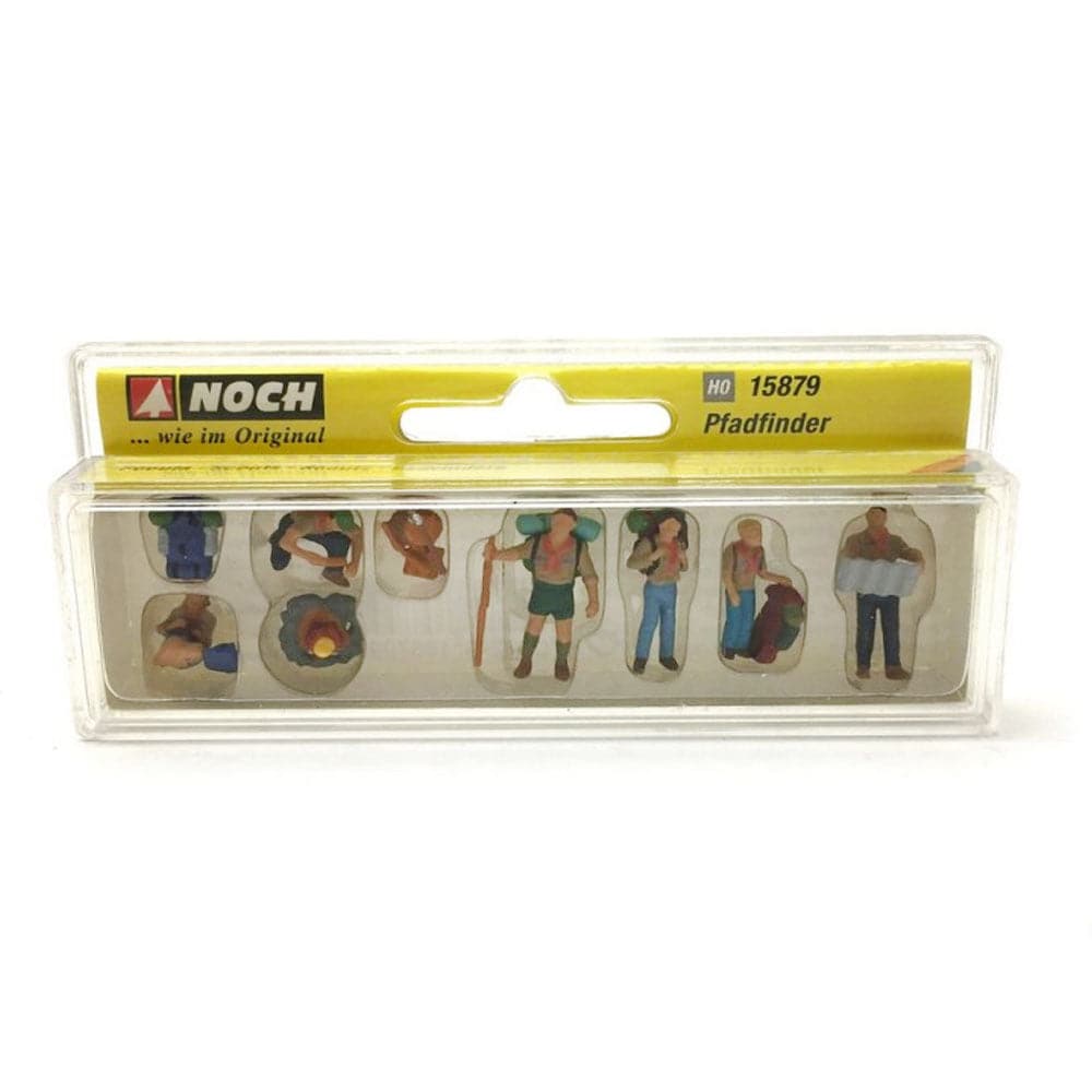 HO Scouts with Accessories 9pcs