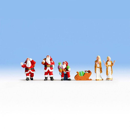 HO Santa Claus and Angels