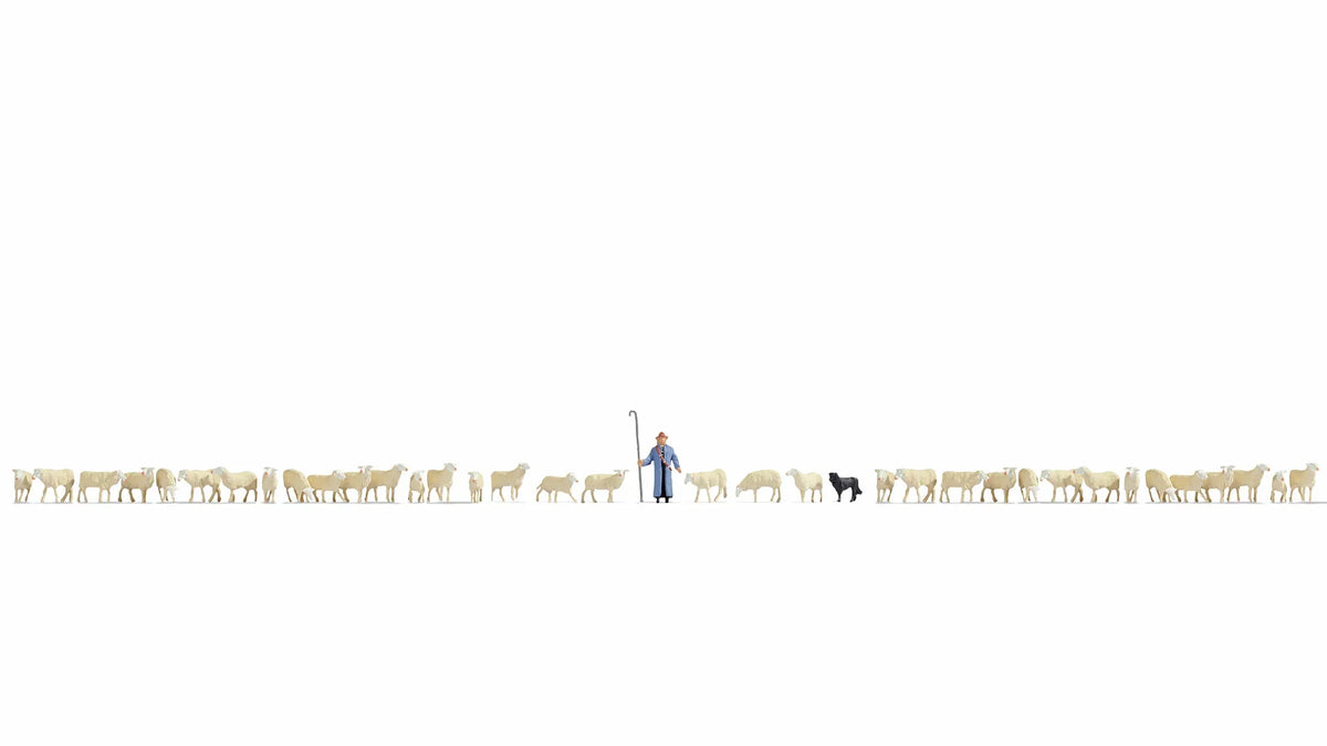 HO/HO XL Set "Sheep and Shepherd"