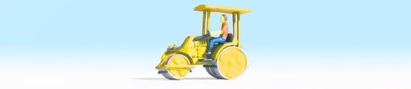 HO Zettelmeyer Road Roller (Yellow)