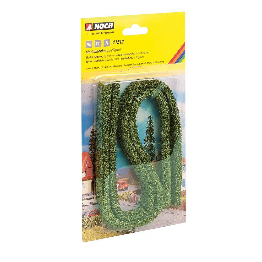 Hedges Light Green 15x8mm 50cm 2pc