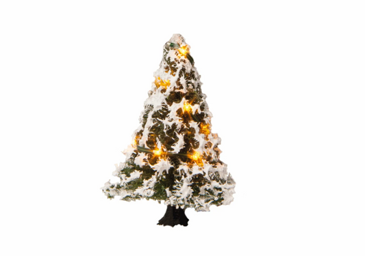 N Iluminated Christmas Tree Snowy. w/10L