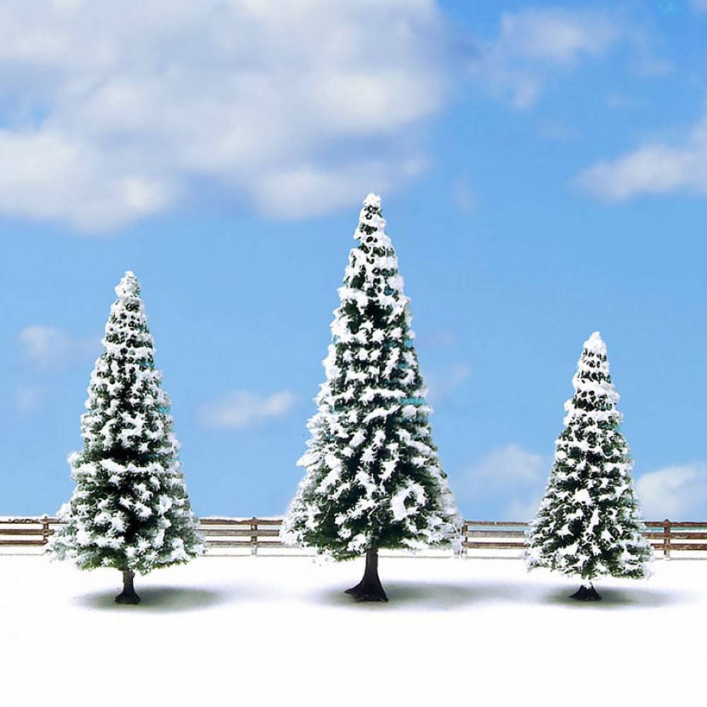 HO Snow Fir Trees   3