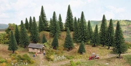 Model Fir Trees 5-9cm 15pcs