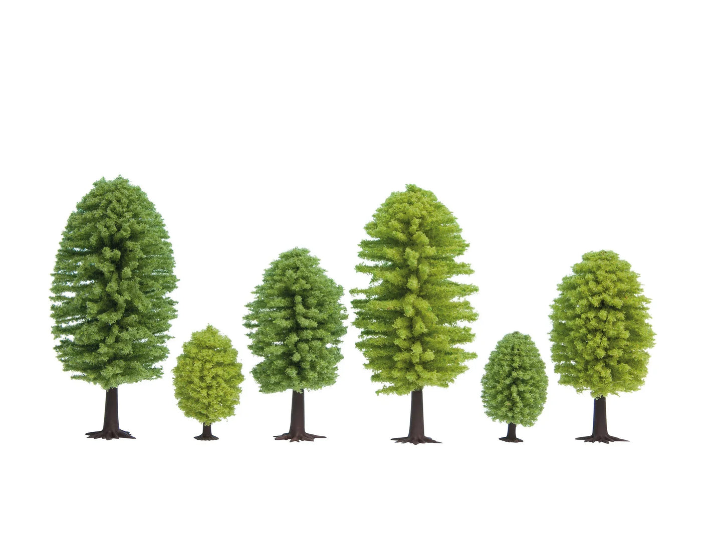 HO Deciduous Trees (5-9cm High x 25pcs)