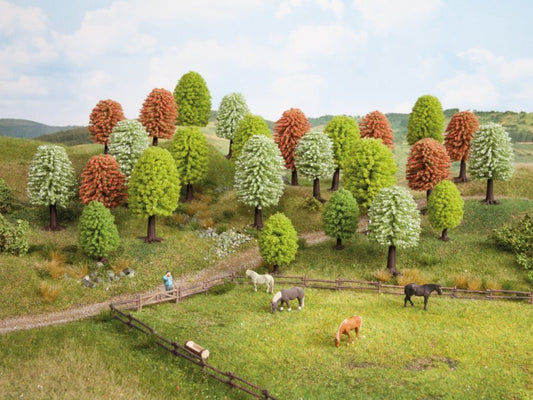 HO Spring Trees 59mm High x 25pcs