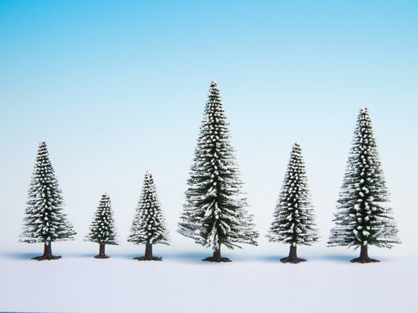 HO Snow Fir Trees (5-14cm x 25pcs)