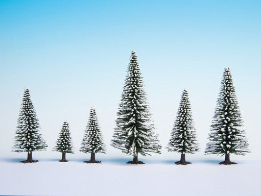 HO Snow Fir Trees (5-14cm x 25pcs)