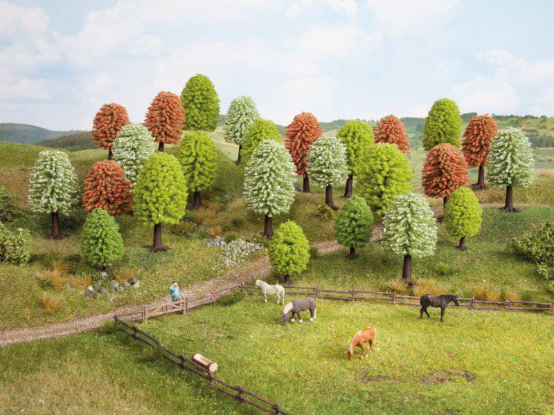 HO Spring Trees 5-9 cms High10