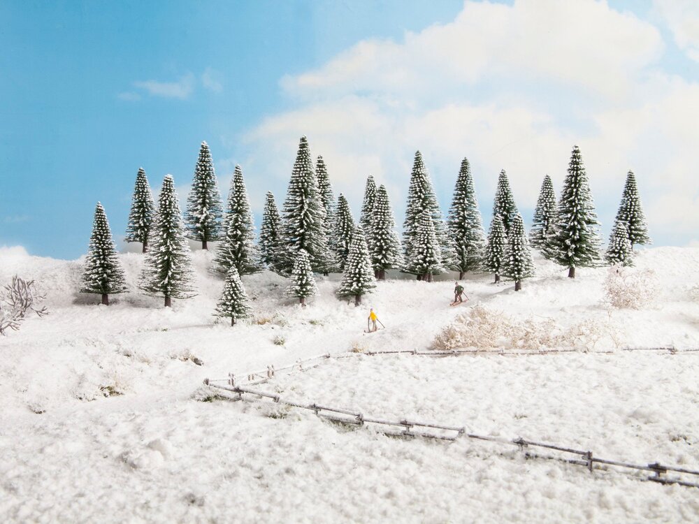 Snowy Fir Trees