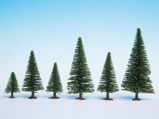 N Model Fir Trees 3.5-9 cm 10pcs