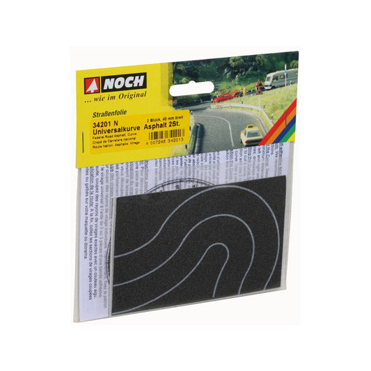 N Federal Asphalt Road Curve 1mx40mm