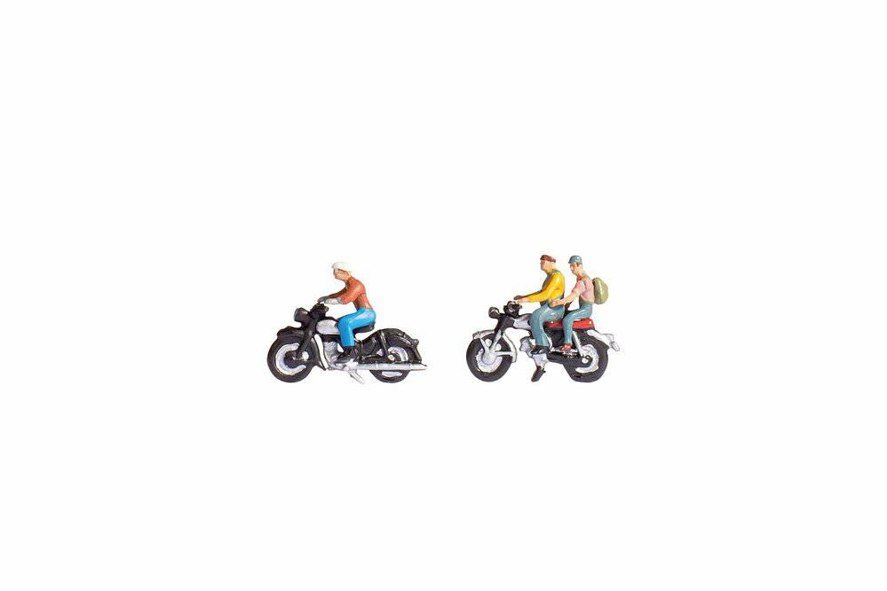 N Figures Motorcyclists