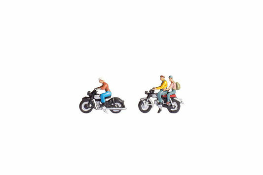 N Figures Motorcyclists