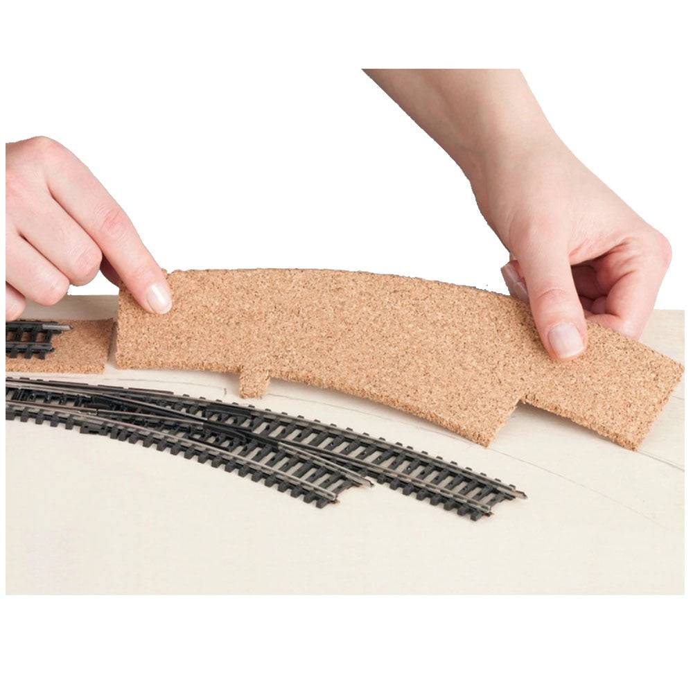 Cork Trackbed 6pcs 3mm 4.4cm x 50cm