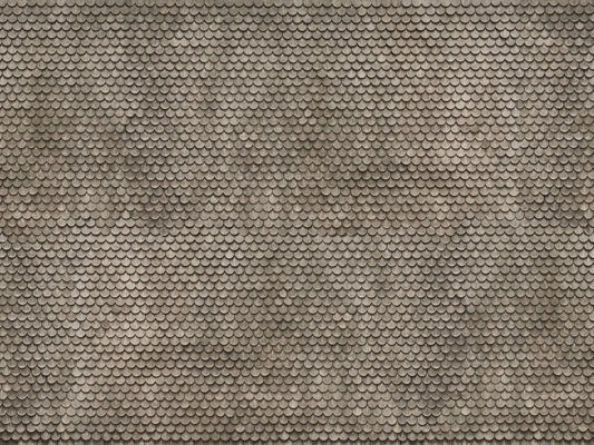 HO 3D Cardboard Sheet  - Plain Tile -  Grey