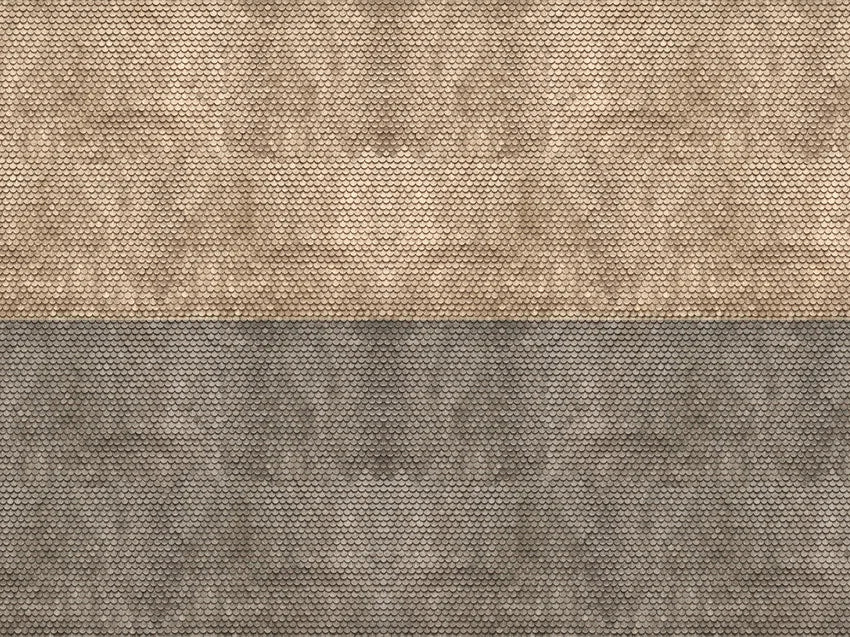 N 3D Cardboard Sheet Plain Tile Grey