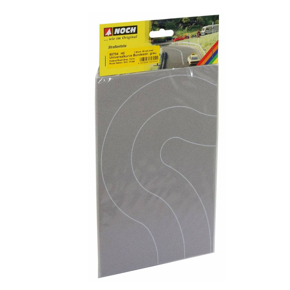 HO Federal Road Curve Grey