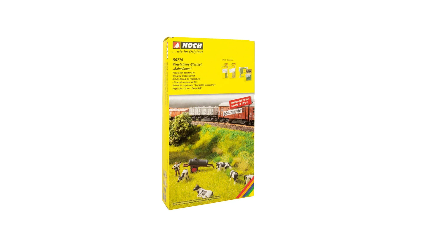 HO Vegetation Starter Set Railway Embankment