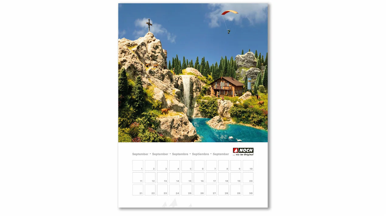 HO Noch Wall Calendar