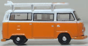 1/148 VW T2 Bay Window Bus/Surfboards Signal Orange/White