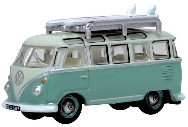 1/148 Turquoise/Blue White VW T1 Samba Bus