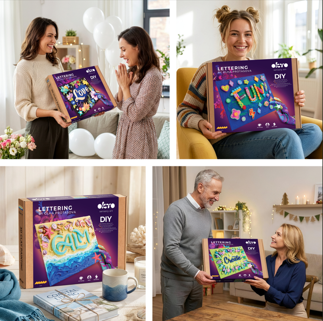 image8_DIY 3D Painting Lettering Kit - Love