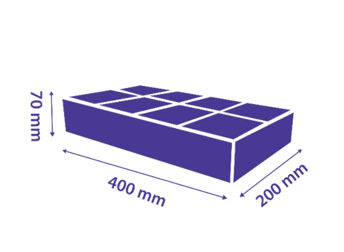 Wooden Organizer Box - 8 Cells