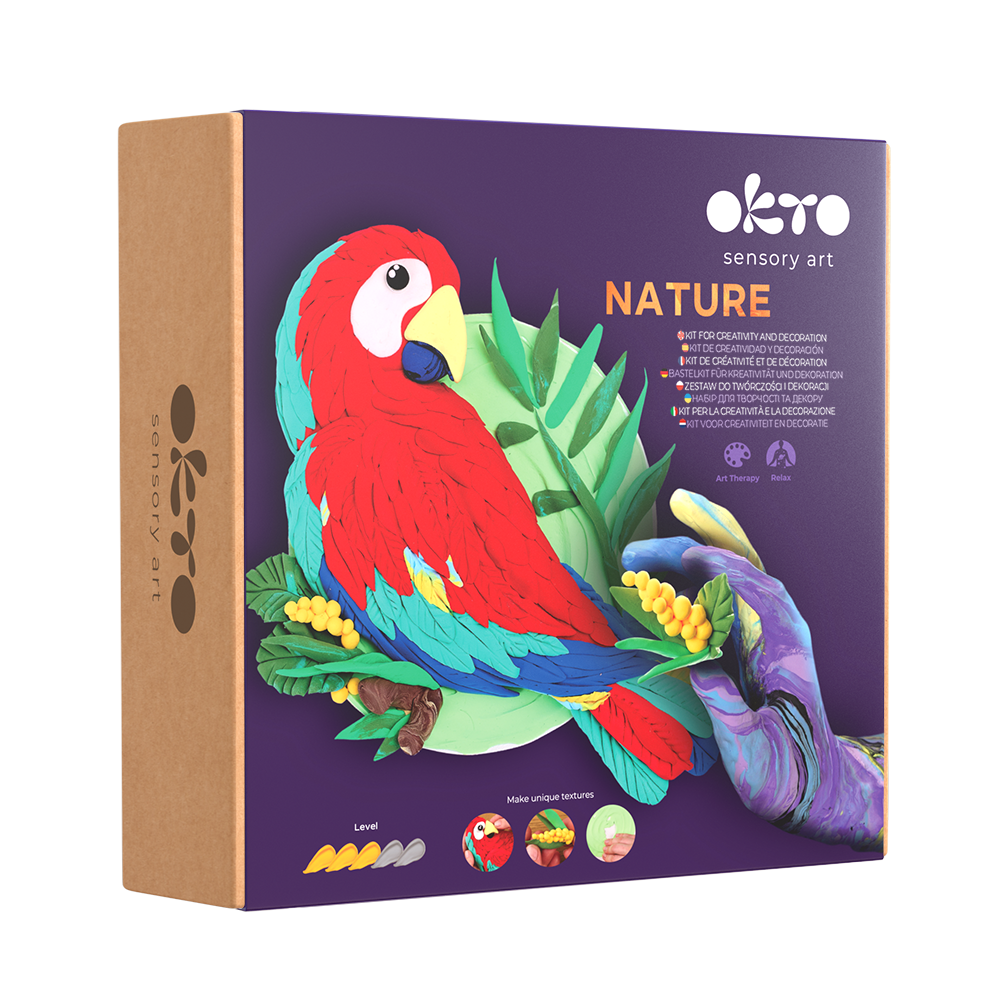 image1_Set For 3D Picture Nature Macaw