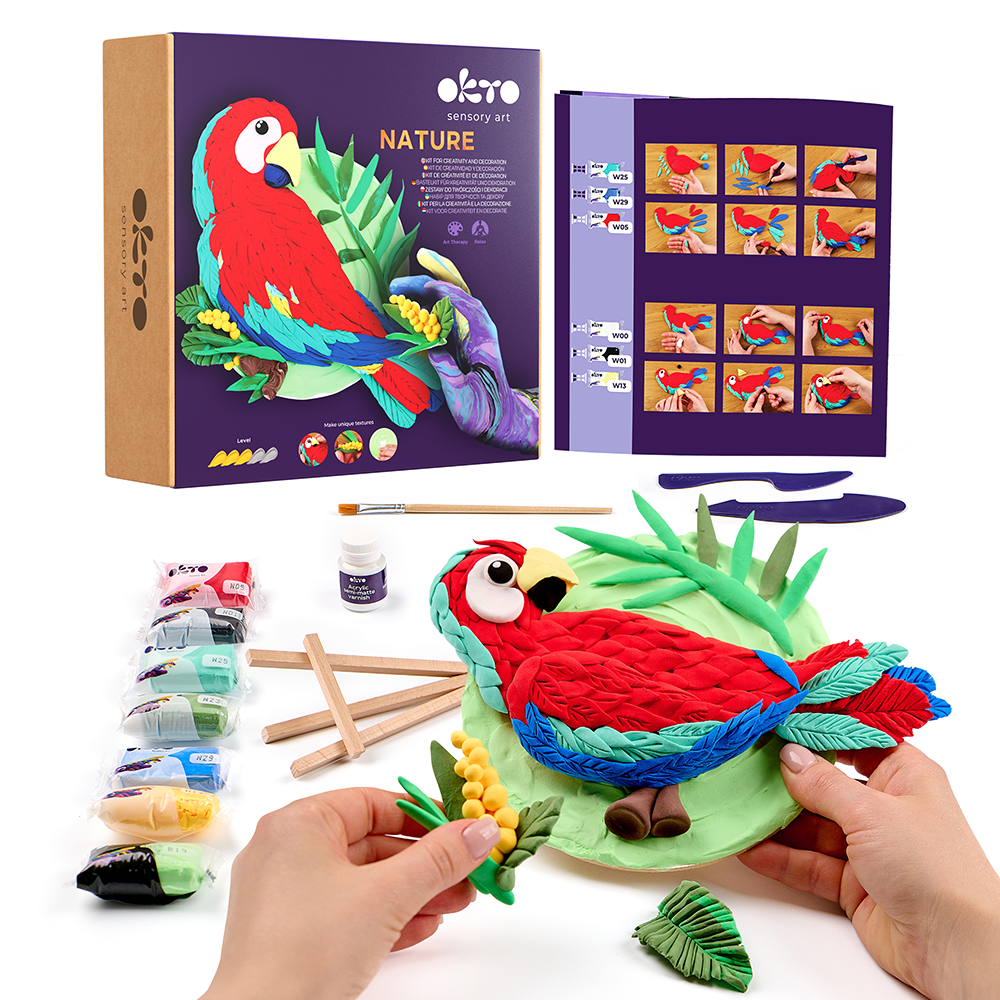 image2_Set For 3D Picture Nature Macaw