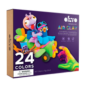 Sensory Art: 24 Colors Air Clay Creativity Set