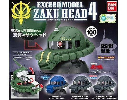 GD Exceed Model Zaku Head 4 Box Form