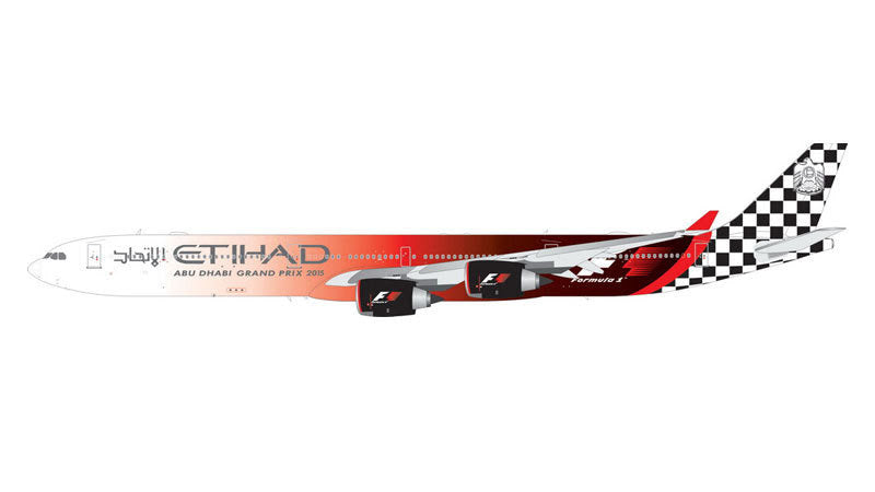 1/200 A340-600 Etihad 2015 F-1 A6-EHJ