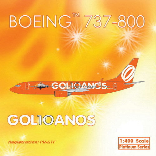 1/400 Gol 737-800WGol 10 Anos PR-GTF