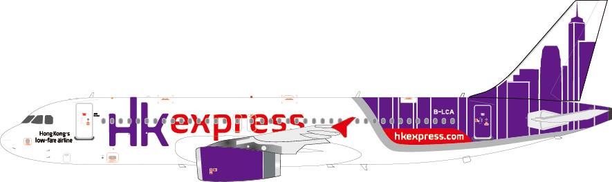 1/400 A320-200 HK Express (B-LCA)