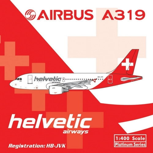 1/400 Helvetic A319 HB-JVK