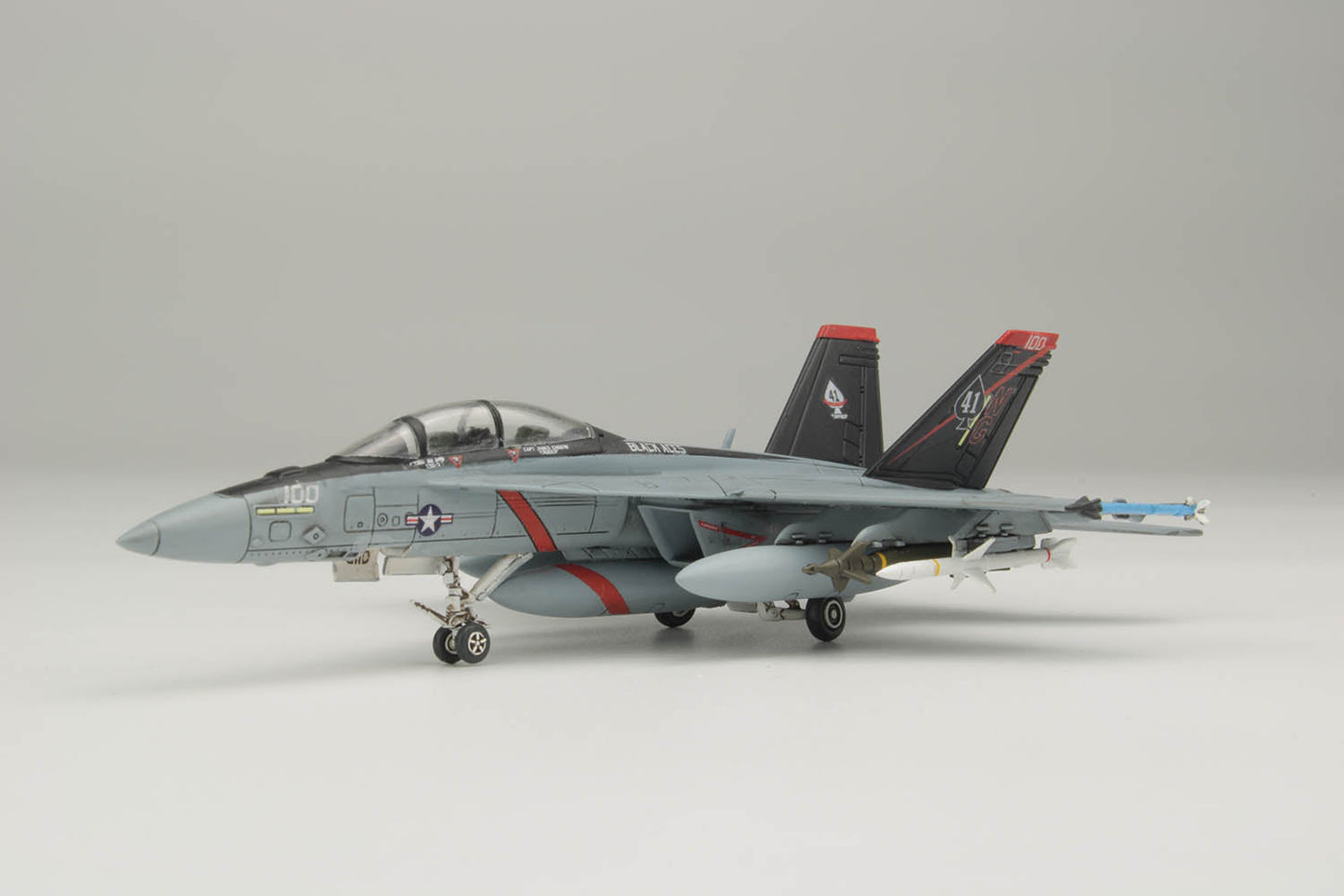 U.S. Navy Carrier-Based Fighter F/A-18F Super Hornet VFA-41 "Black Aces"