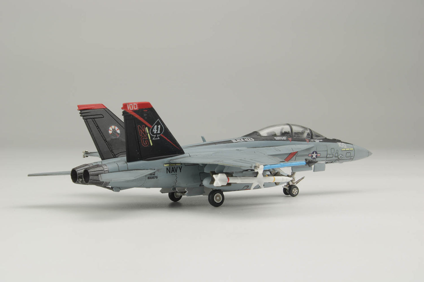 U.S. Navy Carrier-Based Fighter F/A-18F Super Hornet VFA-41 "Black Aces"