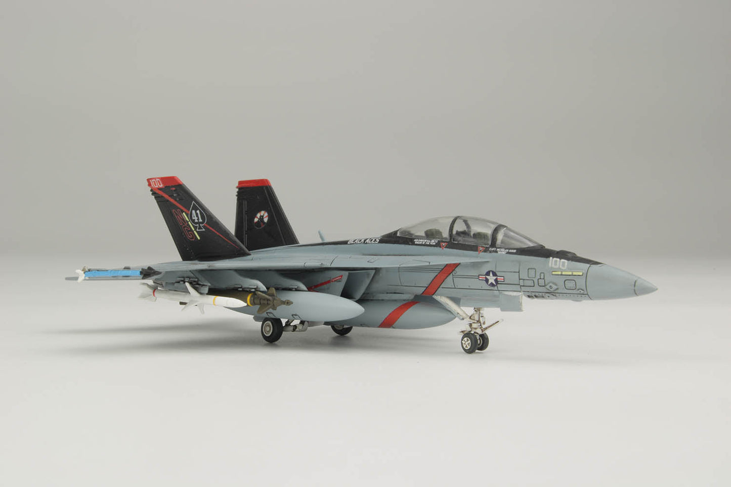 U.S. Navy Carrier-Based Fighter F/A-18F Super Hornet VFA-41 "Black Aces"