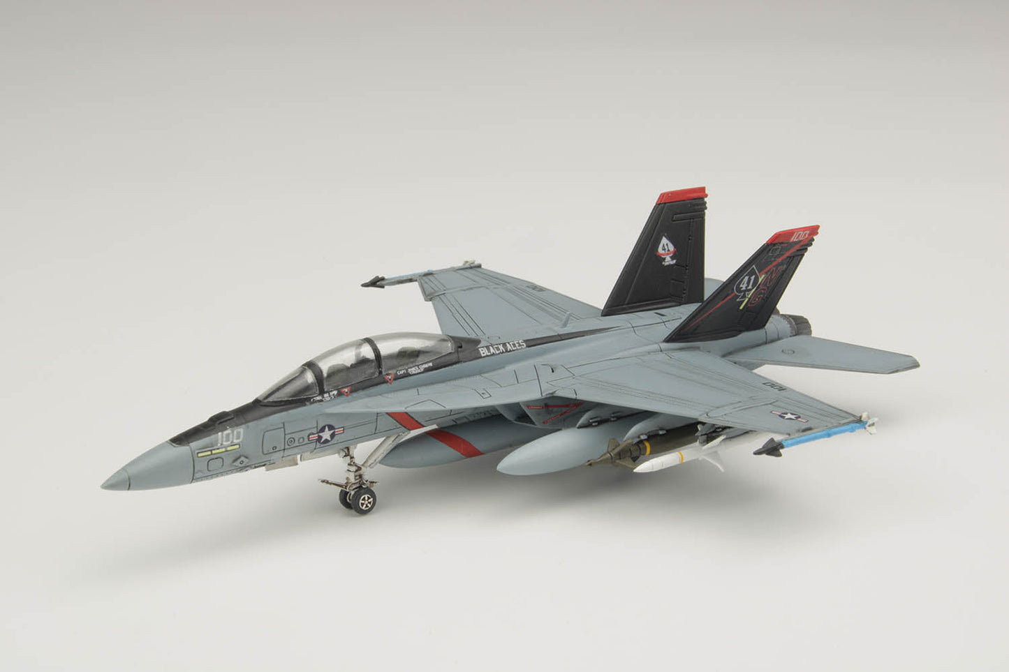 U.S. Navy Carrier-Based Fighter F/A-18F Super Hornet VFA-41 "Black Aces"