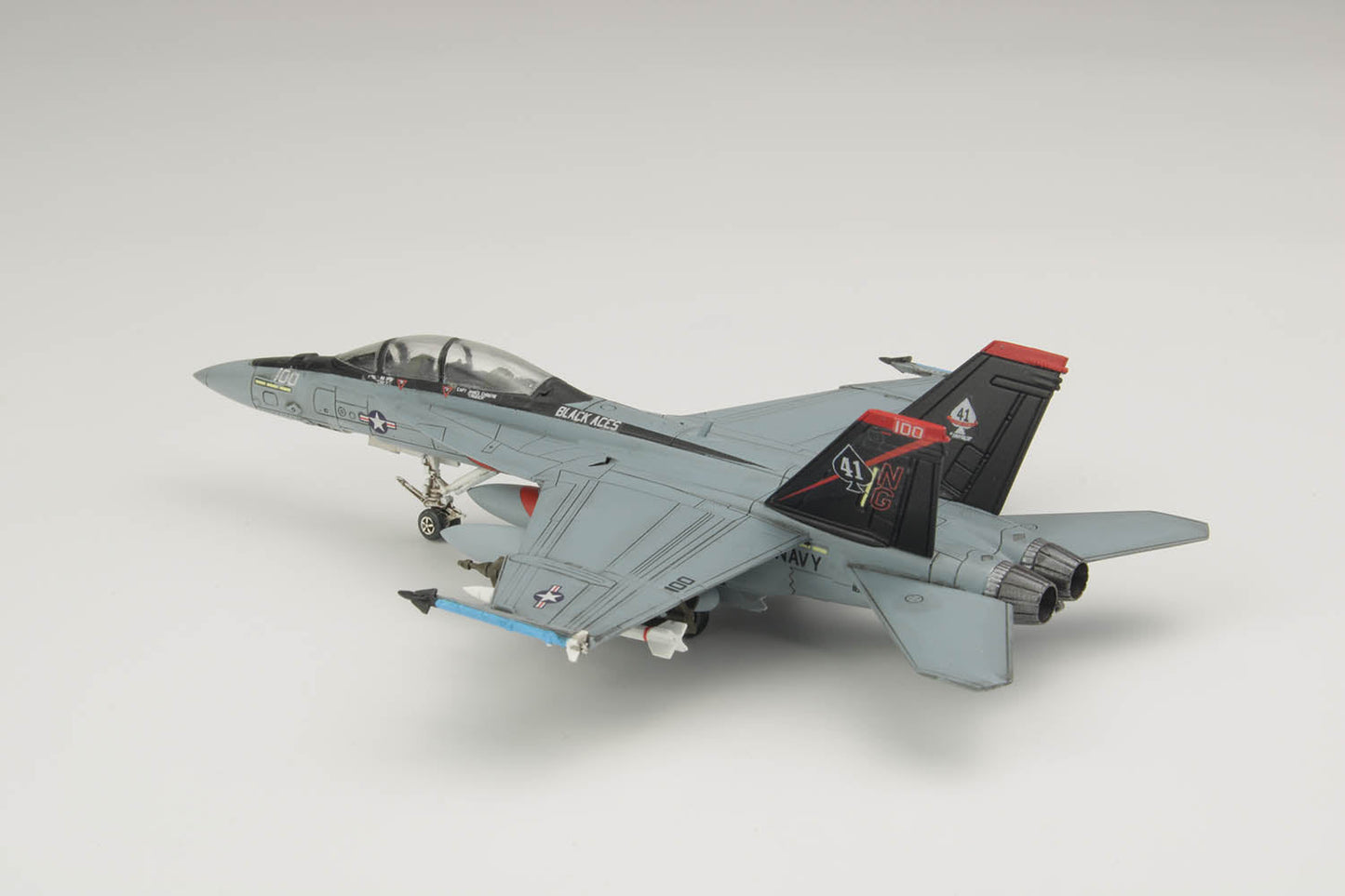 U.S. Navy Carrier-Based Fighter F/A-18F Super Hornet VFA-41 "Black Aces"