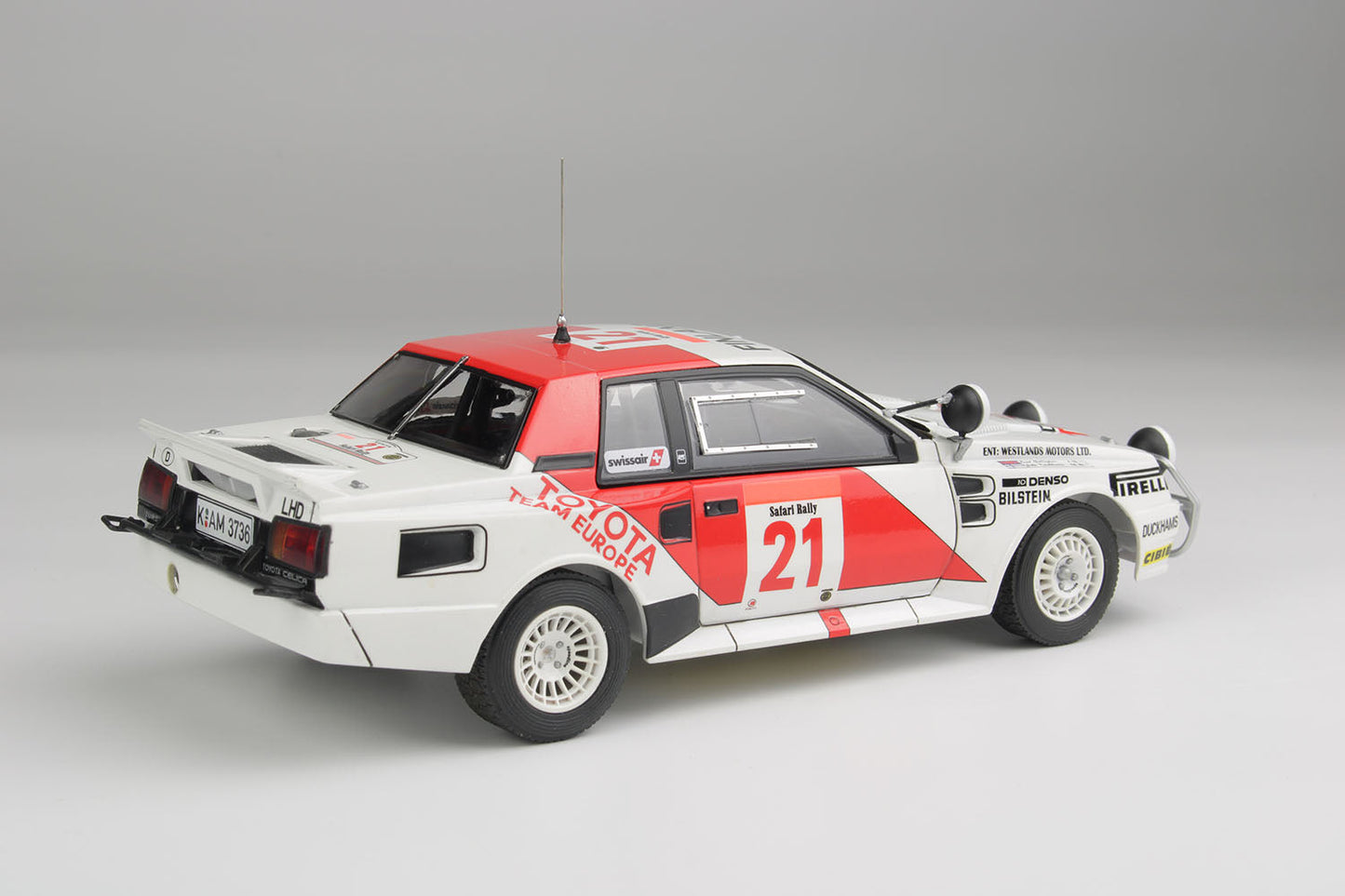 1/24 Toyota TA64 Celica '85 Safari Rally Winner