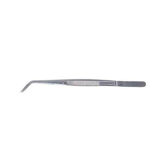 6 -  Stainless Steel Curved Pointed Tweezer