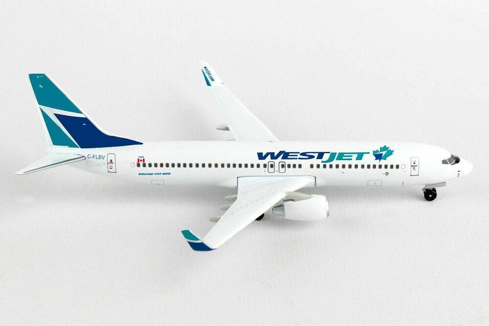 POSTAGE STAMP WESTJET 737-800