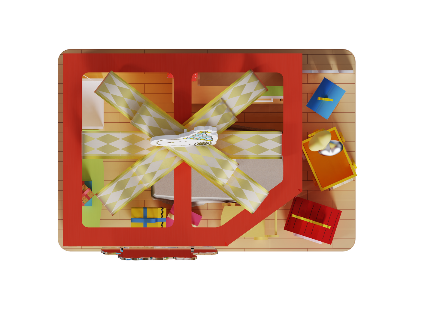 Puremind Peanuts: Snoopy Birthday Party Wooden Kit