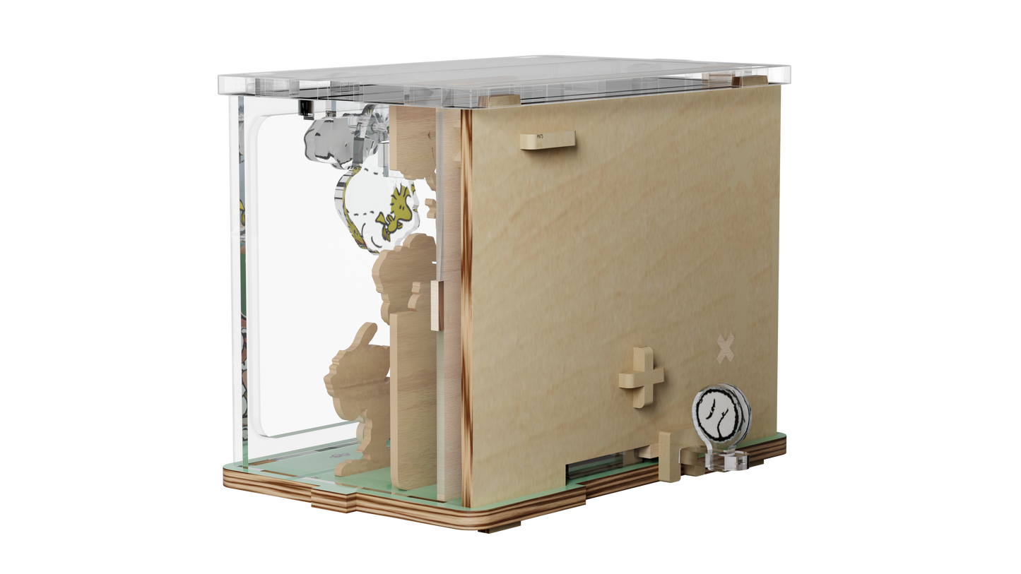 Puremind Peanuts: Snoopy Baseball Time DIY Mini Scene