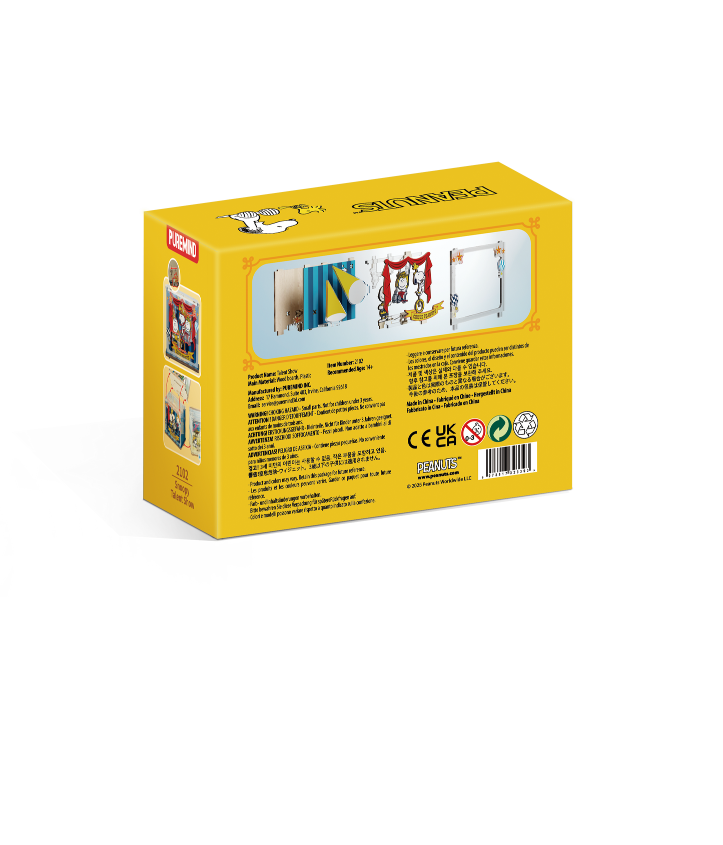 Puremind Peanuts: Snoopy Talent Show DIY Mini Scene