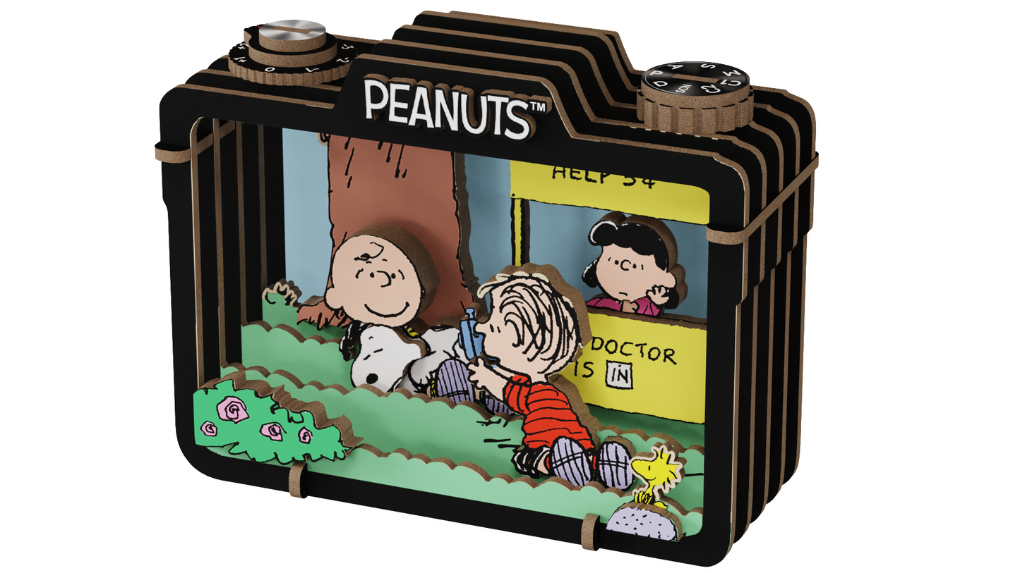 Puremind Peanuts: Snoopy Summer Snapshot Wooden Theater