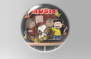 Puremind Peanuts: Snoopy Night of Music Wooden Theater